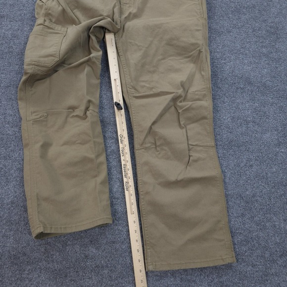 Ariat Pants Mens 44x30 Tan Rebar M4 Relaxed Boot Carpenter Workwear Dungaree - Picture 12 of 16